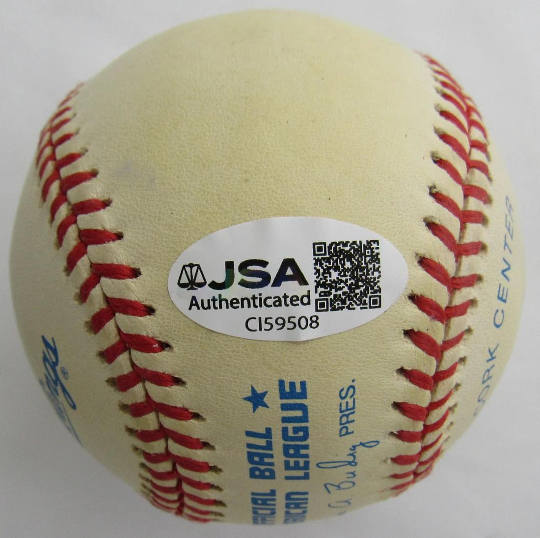 George Kell Signed OAL Baseball Inscribed "HOF 83" (JSA) at PristineAuction.com George Kell Signed OAL Baseball Inscribed "HOF 83" (JSA) at PristineAuction.com