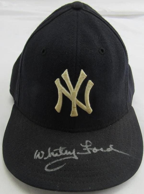 Whitey Ford Signed Yankees Hat (JSA) at PristineAuction.com Whitey Ford Signed Yankees Hat (JSA) at PristineAuction.com