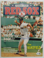 Tim Wakefield Signed 1995 Red Sox Magazine (JSA) at PristineAuction.com