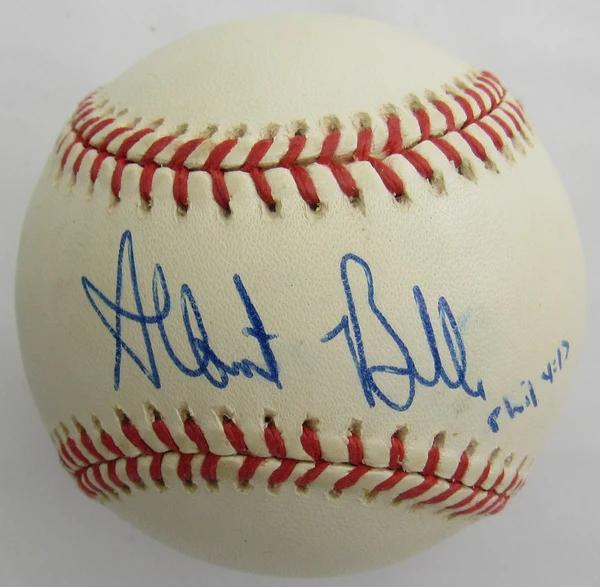 Albert Belle Signed ONL Baseball (JSA) at PristineAuction.com Albert Belle Signed ONL Baseball (JSA) at PristineAuction.com