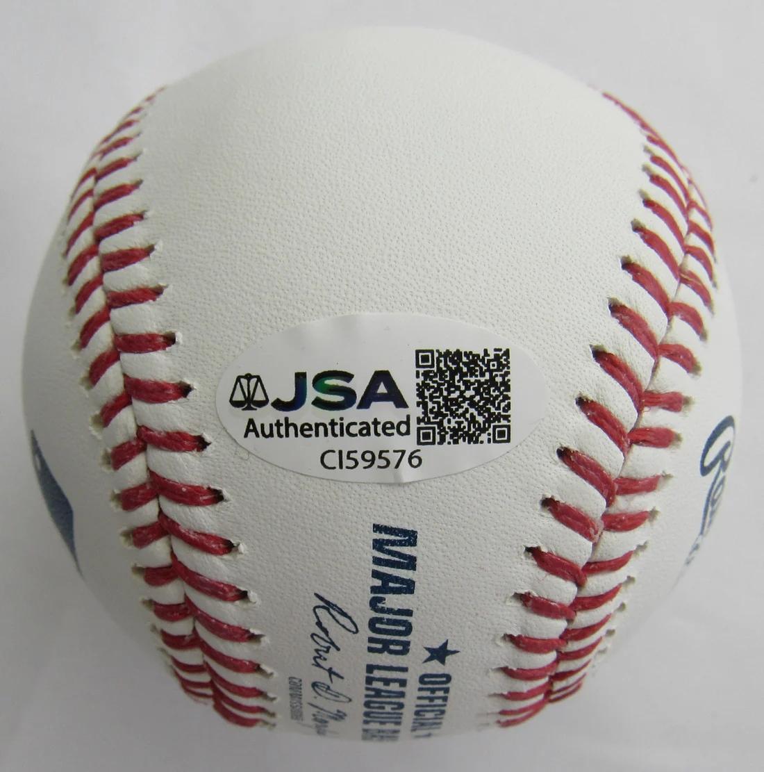 Ben Rice Signed OML Baseball (JSA) at PristineAuction.com Ben Rice Signed OML Baseball (JSA) at PristineAuction.com