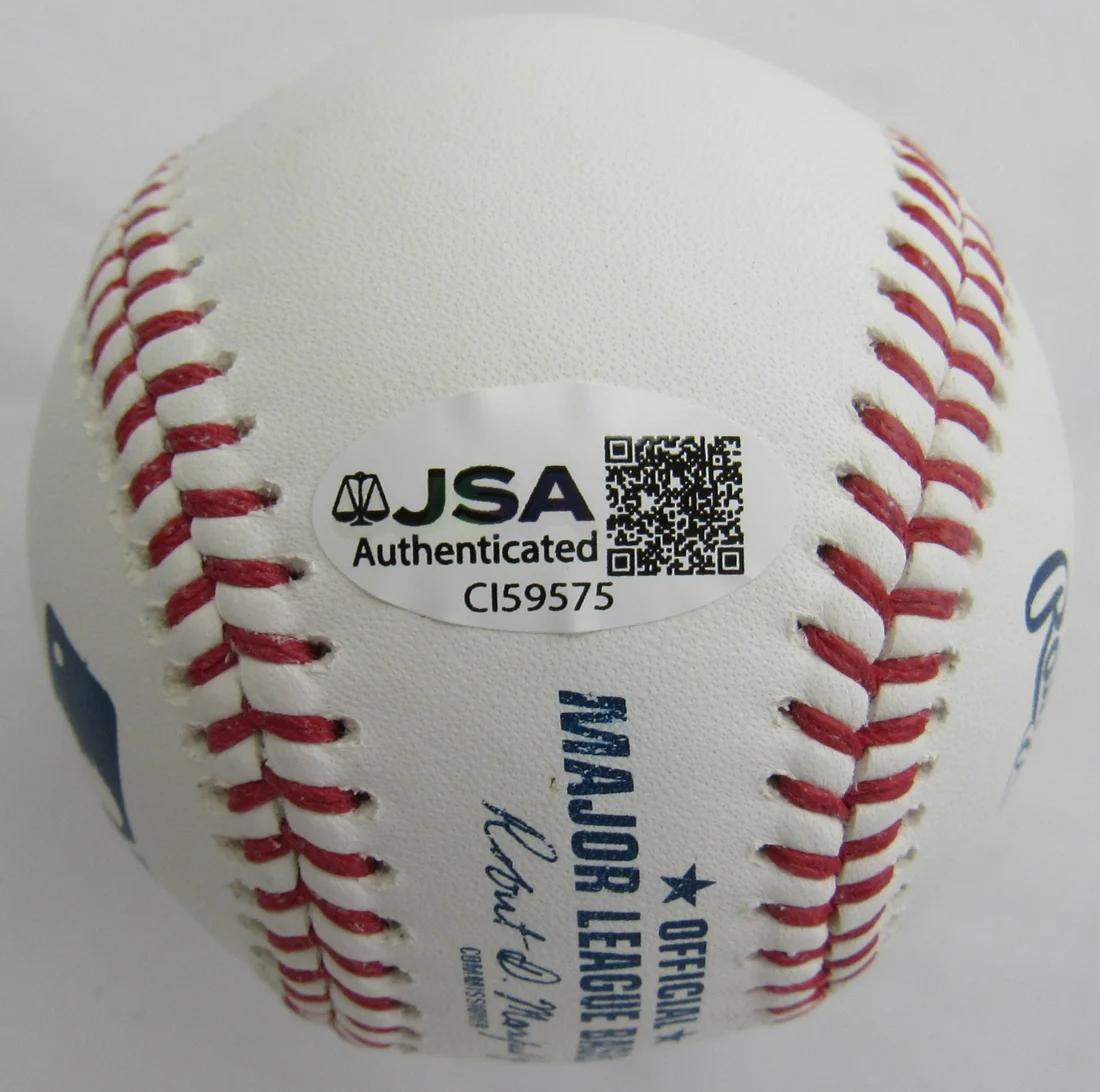 Ben Rice Signed OML Baseball (JSA) at PristineAuction.com Ben Rice Signed OML Baseball (JSA) at PristineAuction.com