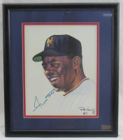Willie Mays Signed Giants Custom Framed Photo (JSA) at PristineAuction.com