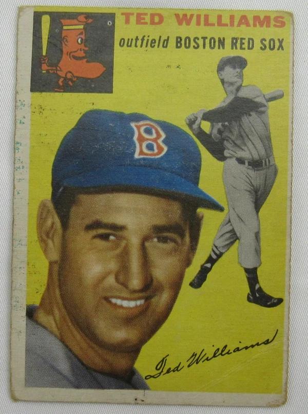 Ted Williams 1954 Topps #250 at PristineAuction.com Ted Williams 1954 Topps #250 at PristineAuction.com