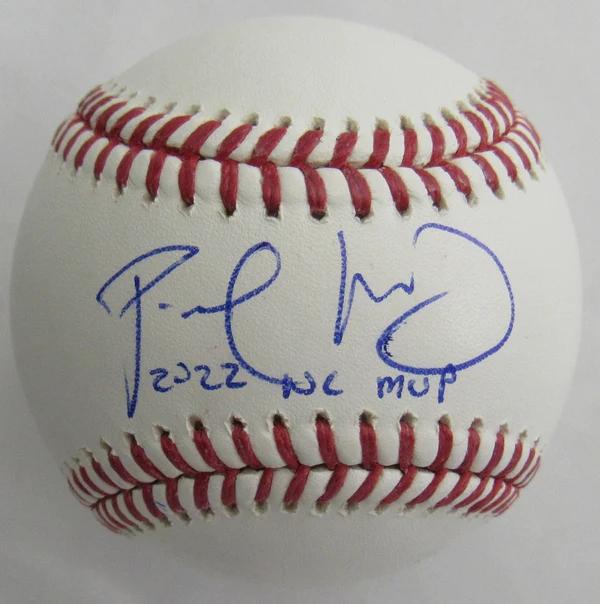 Paul Goldschmidt Signed OML Baseball Inscribed "2022 NL MVP" (JSA) at PristineAuction.com Paul Goldschmidt Signed OML Baseball Inscribed "2022 NL MVP" (JSA) at PristineAuction.com