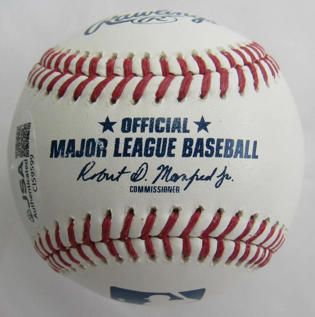 Paul Goldschmidt Signed OML Baseball Inscribed "2022 NL MVP" (JSA) at PristineAuction.com Paul Goldschmidt Signed OML Baseball Inscribed "2022 NL MVP" (JSA) at PristineAuction.com