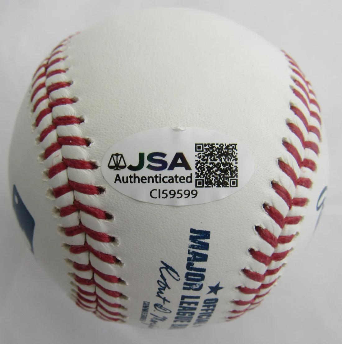 Paul Goldschmidt Signed OML Baseball Inscribed "2022 NL MVP" (JSA) at PristineAuction.com Paul Goldschmidt Signed OML Baseball Inscribed "2022 NL MVP" (JSA) at PristineAuction.com