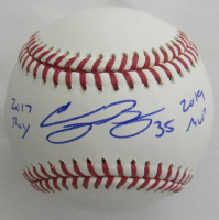 Cody Bellinger Signed OML Baseball Inscribed "2017 ROY" & "2019 MVP" (JSA) at PristineAuction.com