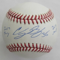 Cody Bellinger Signed OML Baseball Inscribed "2017 ROY" & "2019 MVP" (JSA) at PristineAuction.com