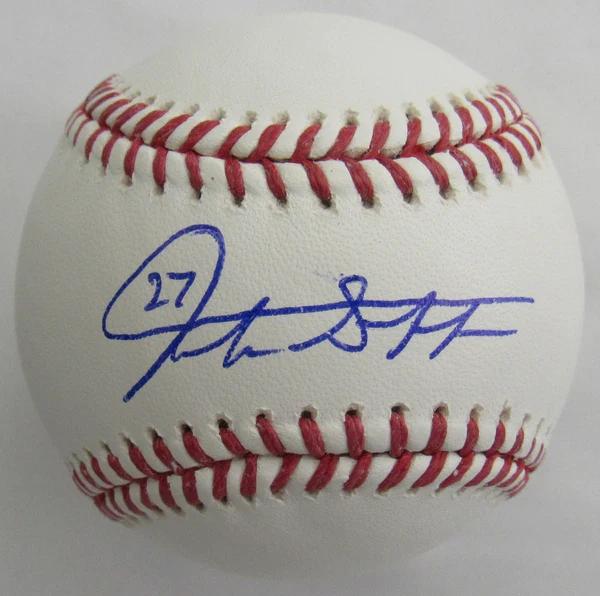 Giancarlo Stanton Signed OML Baseball (JSA) at PristineAuction.com Giancarlo Stanton Signed OML Baseball (JSA) at PristineAuction.com