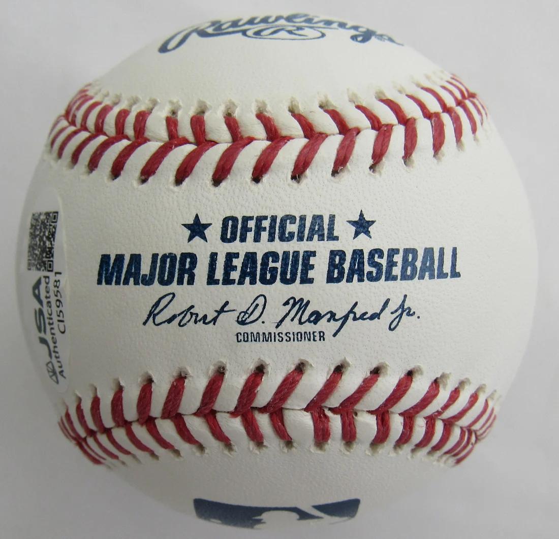 Giancarlo Stanton Signed OML Baseball (JSA) at PristineAuction.com Giancarlo Stanton Signed OML Baseball (JSA) at PristineAuction.com