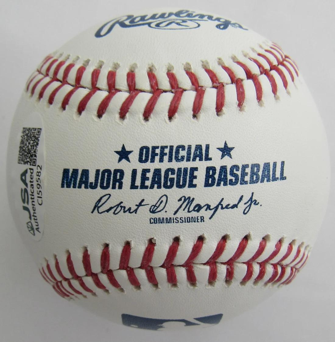 Paul Goldschmidt Signed OML Baseball Inscribed "2022 NL MVP" (JSA) at PristineAuction.com Paul Goldschmidt Signed OML Baseball Inscribed "2022 NL MVP" (JSA) at PristineAuction.com
