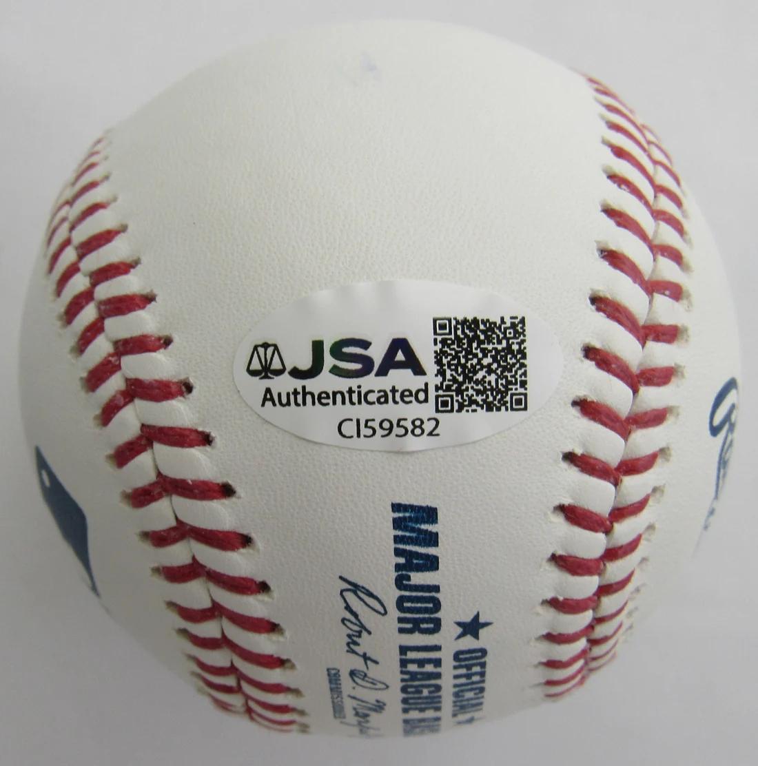 Paul Goldschmidt Signed OML Baseball Inscribed "2022 NL MVP" (JSA) at PristineAuction.com Paul Goldschmidt Signed OML Baseball Inscribed "2022 NL MVP" (JSA) at PristineAuction.com