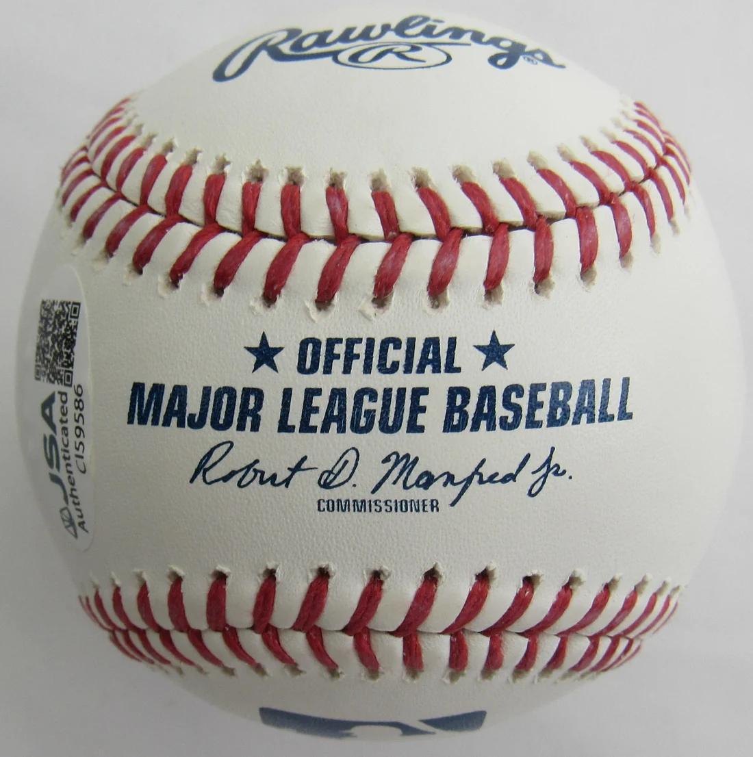 Giancarlo Stanton Signed OML Baseball (JSA) at PristineAuction.com Giancarlo Stanton Signed OML Baseball (JSA) at PristineAuction.com