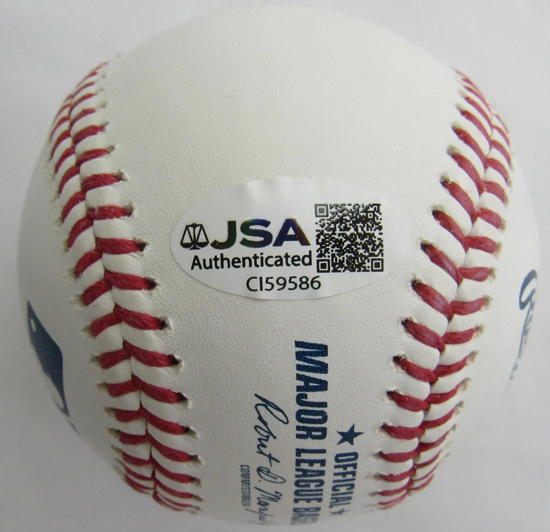 Giancarlo Stanton Signed OML Baseball (JSA) at PristineAuction.com Giancarlo Stanton Signed OML Baseball (JSA) at PristineAuction.com