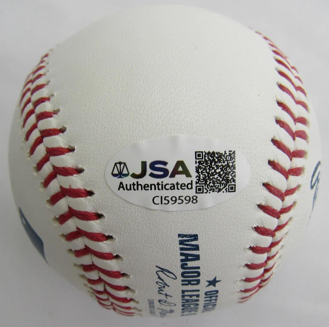 Paul Goldschmidt Signed OML Baseball Inscribed "2022 NL MVP" (JSA) at PristineAuction.com Paul Goldschmidt Signed OML Baseball Inscribed "2022 NL MVP" (JSA) at PristineAuction.com