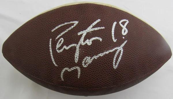Peyton Manning Signed Colts Logo Football (JSA) at PristineAuction.com Peyton Manning Signed Colts Logo Football (JSA) at PristineAuction.com