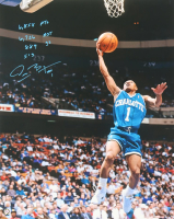 Muggsy Bogues Signed Hornets 16x20 Photo with Multiple Career Highlight Inscriptions (AWM) at PristineAuction.com