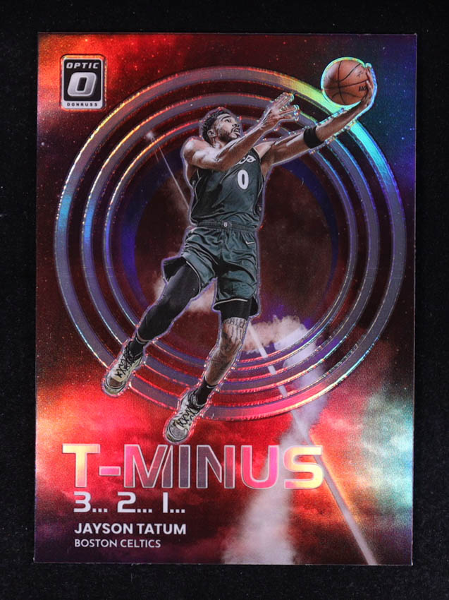 Jayson Tatum 2022-23 Donruss Optic T-Minus 3...2...1... Holo #4 at PristineAuction.com Jayson Tatum 2022-23 Donruss Optic T-Minus 3...2...1... Holo #4 at PristineAuction.com