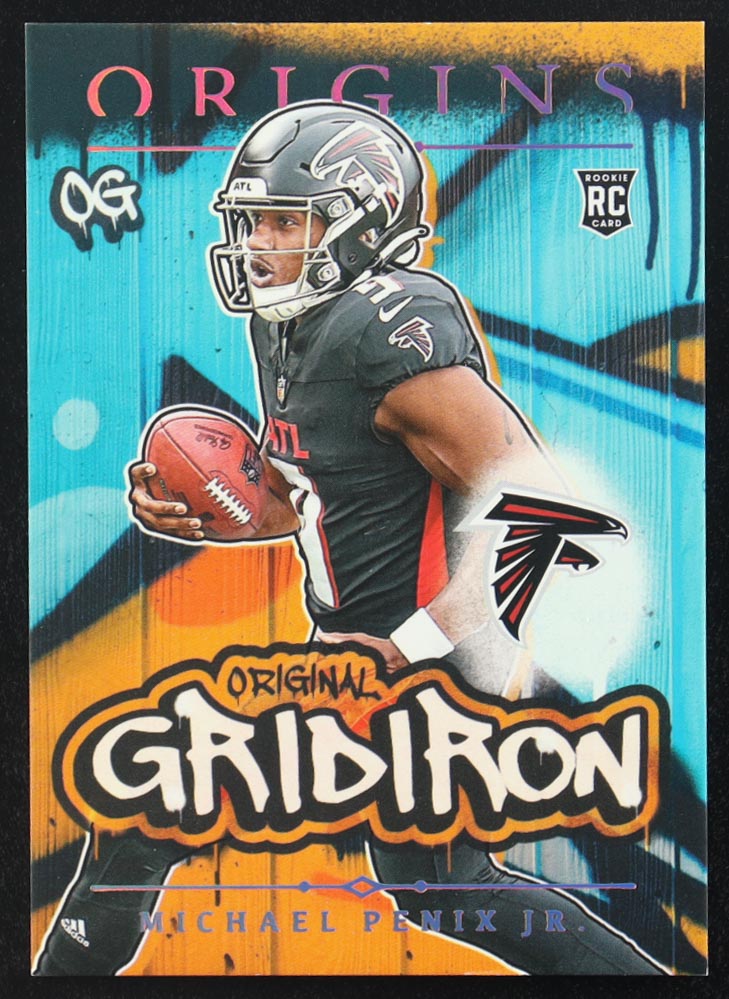 Michael Penix Jr. 2024 Panini Origins Original Gridiron #8 RC at PristineAuction.com Michael Penix Jr. 2024 Panini Origins Original Gridiron #8 RC at PristineAuction.com