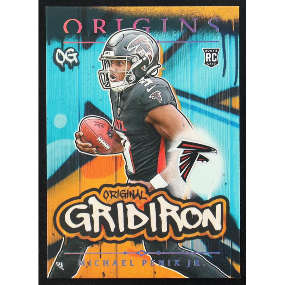Michael Penix Jr. 2024 Panini Origins Original Gridiron #8 RC at PristineAuction.com
