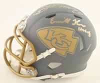 Willie Roaf, Will Shields & Emmitt Thomas Signed Chiefs Slate Alternate Speed Mini Helmet Inscribed "HOF 2012", "HOF 15" & "HOF 08" (JSA) at PristineAuction.com