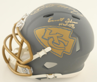 Willie Roaf, Will Shields & Emmitt Thomas Signed Chiefs Slate Alternate Speed Mini Helmet Inscribed "HOF 2012", "HOF 15" & "HOF 08" (JSA) at PristineAuction.com