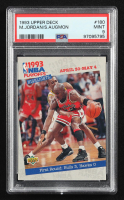 Michael Jordan / Stacey Augmon 1993-94 Upper Deck #180 PO (PSA 9) at PristineAuction.com