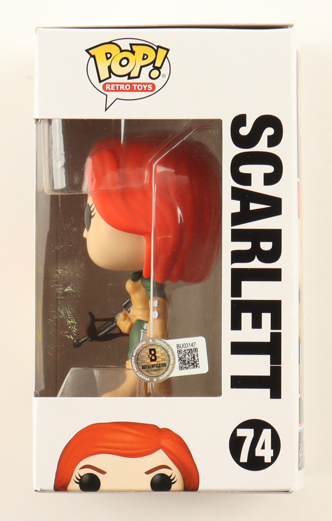 Samara Weaving Signed "G.I. Joe" #74 Scarlett Funko Pop! (Beckett) at PristineAuction.com Samara Weaving Signed "G.I. Joe" #74 Scarlett Funko Pop! (Beckett) at PristineAuction.com