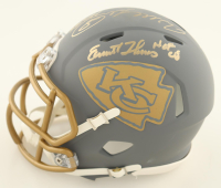 Willie Roaf, Will Shields & Emmitt Thomas Signed Chiefs Slate Alternate Speed Mini Helmet Inscribed "HOF 2012", "HOF 15" & "HOF 08" (JSA) at PristineAuction.com