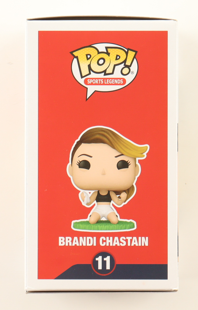 Brandi Chastain Signed "Team USA" #11 Funko Pop! Inscribed "USA" (Beckett) at PristineAuction.com Brandi Chastain Signed "Team USA" #11 Funko Pop! Inscribed "USA" (Beckett) at PristineAuction.com