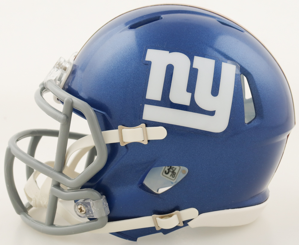 Kayvon Thibodeaux Signed Giants Speed Mini Helmet (JSA) at PristineAuction.com Kayvon Thibodeaux Signed Giants Speed Mini Helmet (JSA) at PristineAuction.com