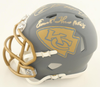 Willie Roaf, Will Shields & Emmitt Thomas Signed Chiefs Slate Alternate Speed Mini Helmet Inscribed "HOF 2012", "HOF 15" & "HOF 08" (JSA) at PristineAuction.com