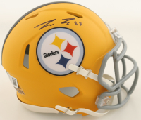 Pat Freiermuth Signed Steelers Salute to Service Alternate Speed Mini Helmet (Beckett) at PristineAuction.com