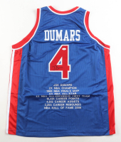 Joe Dumars Signed Career Highlight Stat Jersey (JSA) at PristineAuction.com