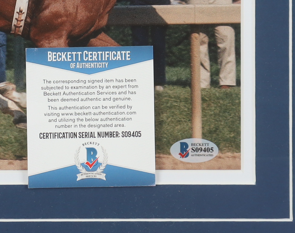 Ron Turcotte Signed "Kentucky Derby" Custom Framed Photo Display (Beckett) at PristineAuction.com Ron Turcotte Signed "Kentucky Derby" Custom Framed Photo Display (Beckett) at PristineAuction.com
