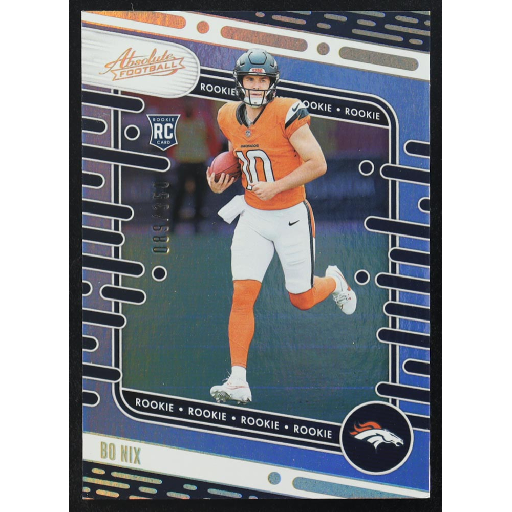 Bo Nix 2024 Absolute #112 RC #89/350 at PristineAuction.com