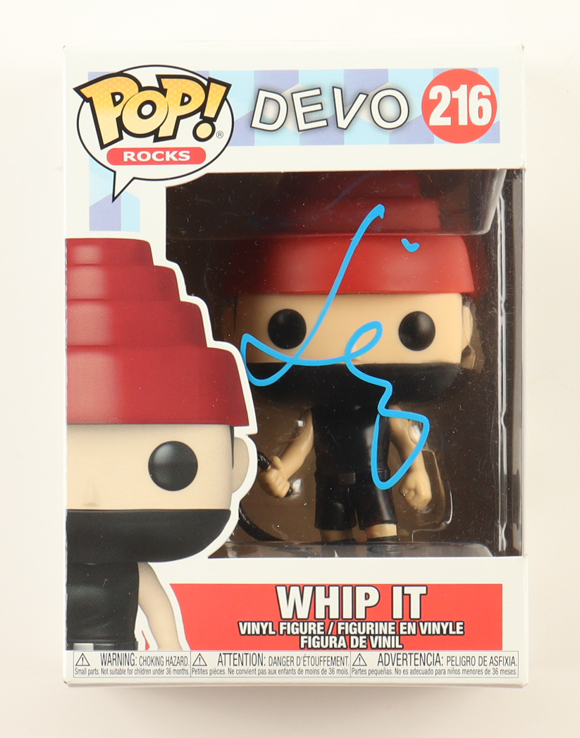 Gerald Casale Signed "Devo" #216 Devo Funko Pop! (Beckett) at PristineAuction.com Gerald Casale Signed "Devo" #216 Devo Funko Pop! (Beckett) at PristineAuction.com