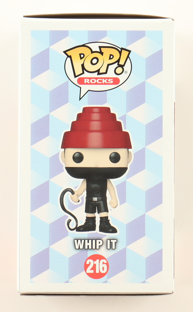 Gerald Casale Signed "Devo" #216 Devo Funko Pop! (Beckett) at PristineAuction.com Gerald Casale Signed "Devo" #216 Devo Funko Pop! (Beckett) at PristineAuction.com