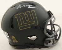 Abdul Carter Signed Giants Salute to Service Alternate Speed Mini Helmet (Beckett) at PristineAuction.com