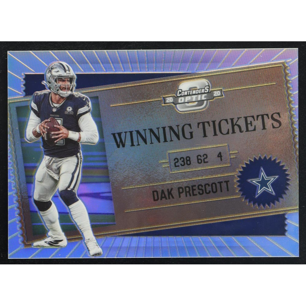 Dak Prescott 2020 Contenders Optic Winning Tickets Silver #WT13 at PristineAuction.com