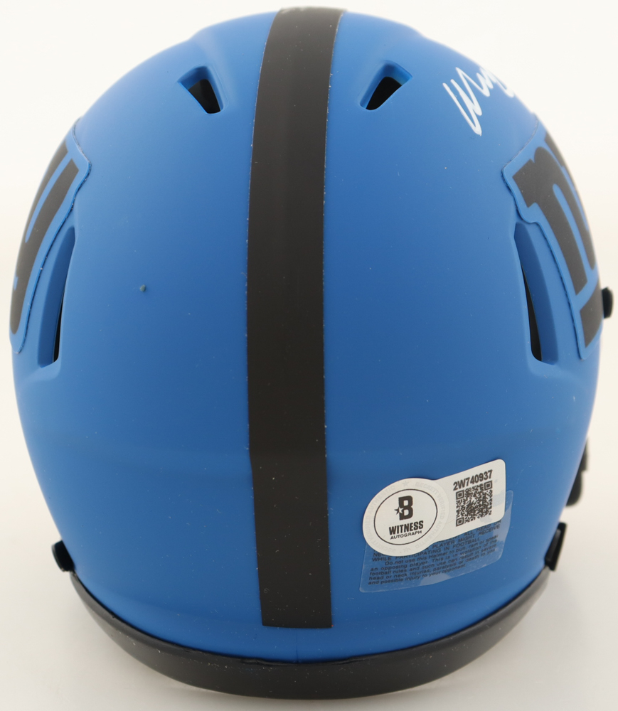 Abdul Carter Signed Giants Rave Alternate Speed Mini Helmet (Beckett) at PristineAuction.com Abdul Carter Signed Giants Rave Alternate Speed Mini Helmet (Beckett) at PristineAuction.com