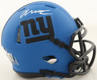 Abdul Carter Signed Giants Rave Alternate Speed Mini Helmet (Beckett) at PristineAuction.com