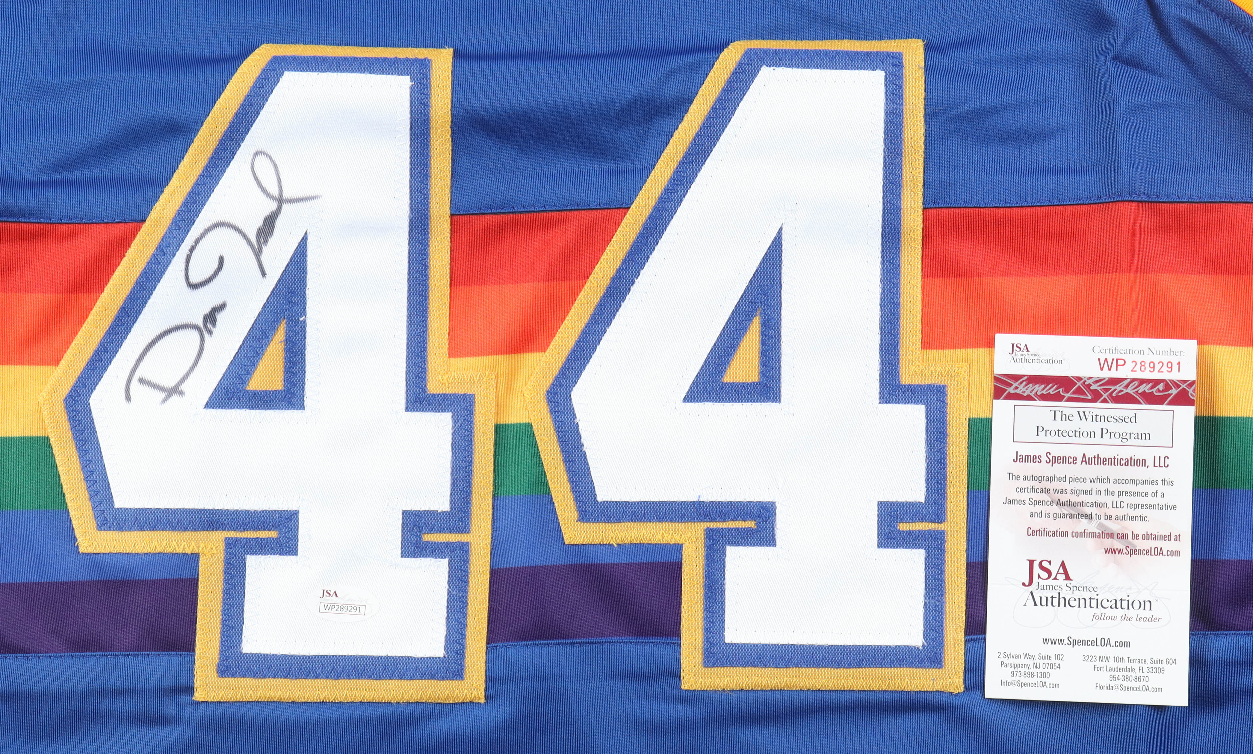 Dan Issel Signed Jersey (JSA) at PristineAuction.com Dan Issel Signed Jersey (JSA) at PristineAuction.com