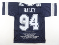 Charles Haley Signed Career Highlight Stat Jersey (JSA) at PristineAuction.com