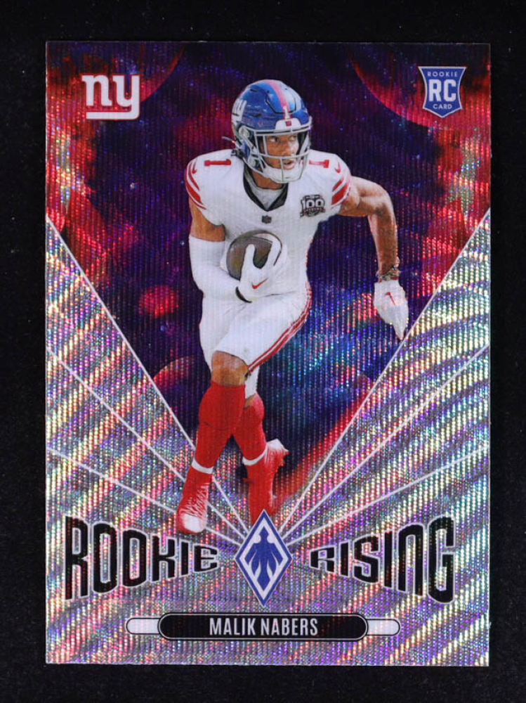 Malik Nabers 2024 Panini Phoenix Rookie Rising Wave #46 RC
