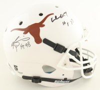 Earl Campbell & Ricky Williams Signed Texas Longhorns Full-Size Helmet Inscribed "HT 77" & "HT 98" (Beckett) at PristineAuction.com