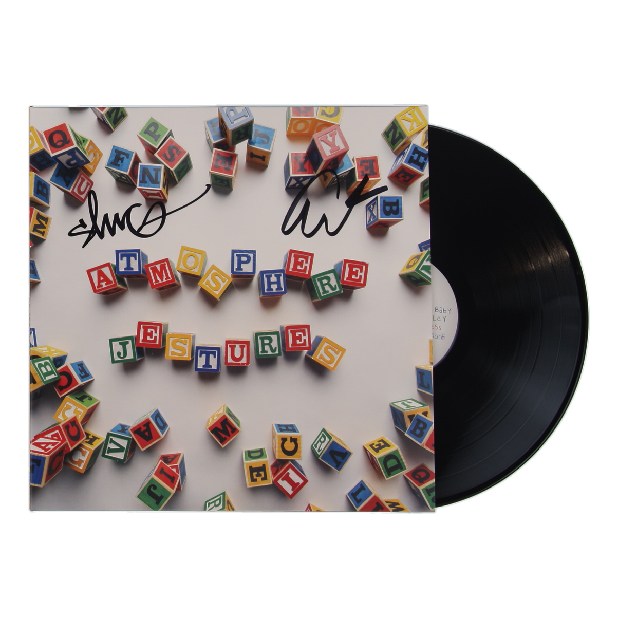 Slug & Art Signed "Jestures" Vinyl Record Album (Beckett) at PristineAuction.com Slug & Art Signed "Jestures" Vinyl Record Album (Beckett) at PristineAuction.com