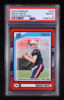 Drake Maye 2024 Donruss Press Proof Red #379 RR RC (PSA 8) at PristineAuction.com