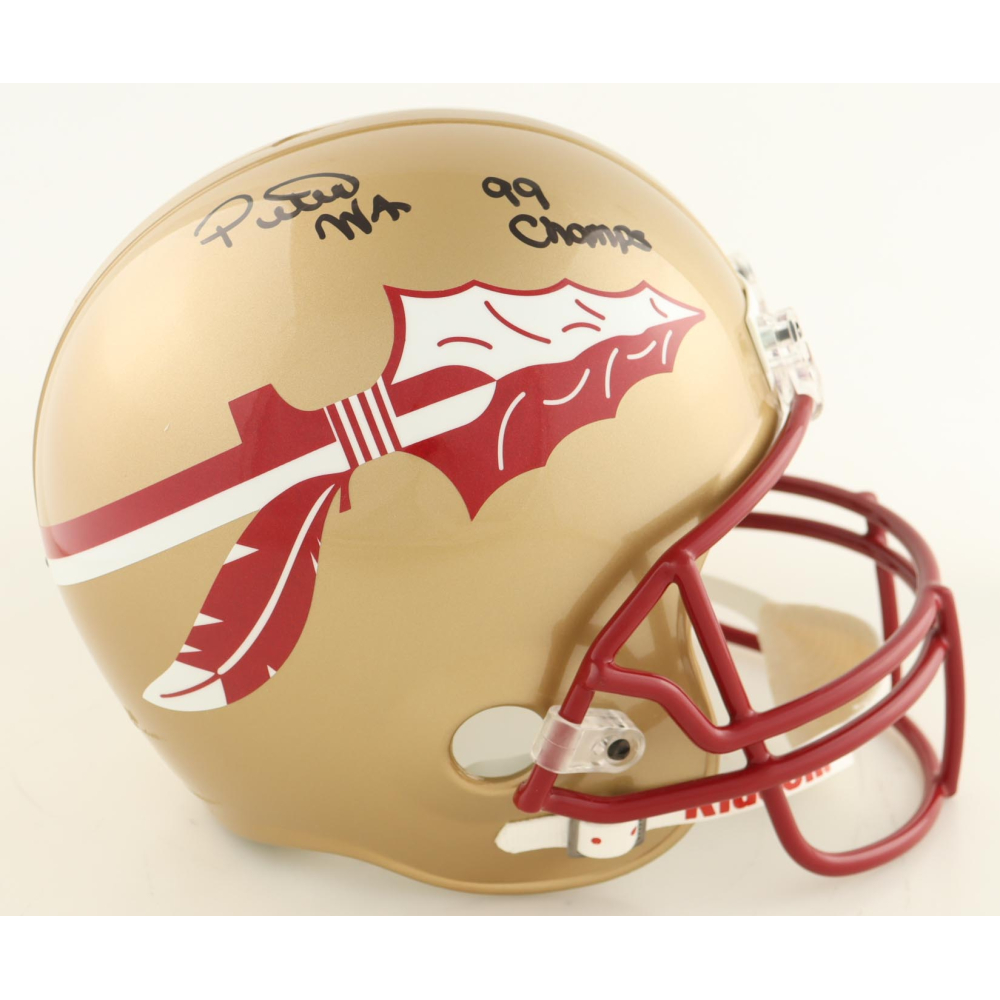 Peter Warrick Signed Florida State Seminoles Full-Size Helmet inscribed "99 Champs" (Beckett) at PristineAuction.com